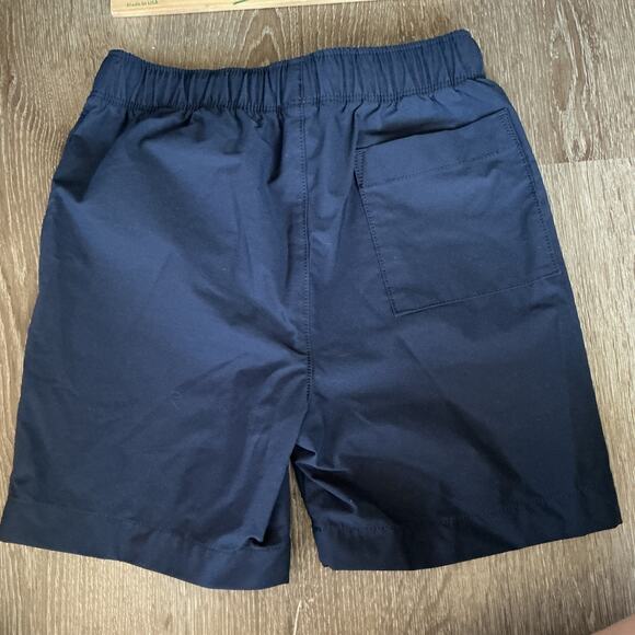 crewcuts Active J. Crew Navy Blue Pocket Boys Tech Drawstring Dock Shorts Size 8 - Picture 3 of 6
